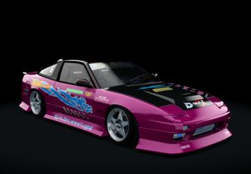 Мод Nissan 180SX RPS13 D-max Type-III 300 версия 1.1 для Assetto Corsa