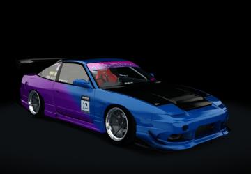 Мод Nissan 180SX RPS13 Origin Lab версия 1 для Assetto Corsa