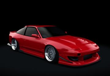 Мод Nissan 180SX RPS13 WORKS9 Custom версия 1.1 для Assetto Corsa