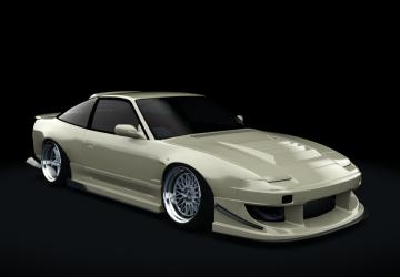 Мод Nissan 180SX RPS13 WORKS9 Custom версия 1.1 для Assetto Corsa