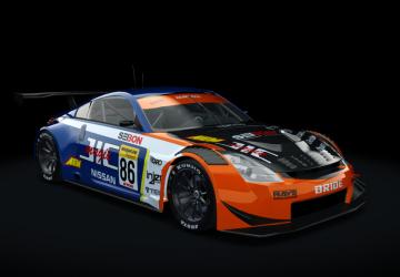 Мод Nissan 350Z GT1 версия 1 для Assetto Corsa