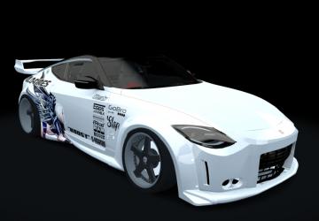Мод Nissan 400z Z35 Veilside Knm N Line для Assetto Corsa