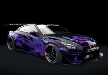 Мод Nissan GT-R R35 Rocket Bunny | Redd Tuned v1.0 для Assetto Corsa