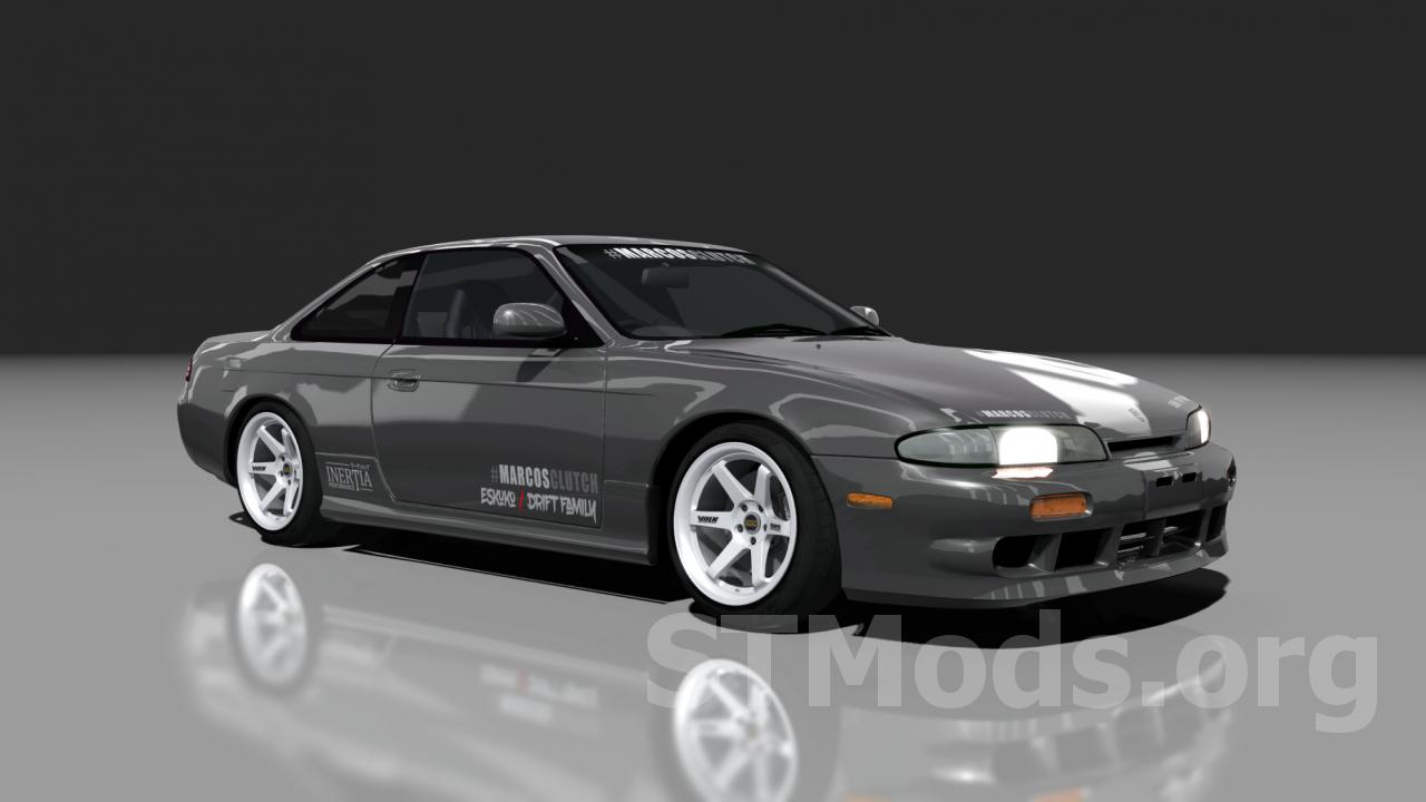 Скачать мод Nissan Silvia S14 Eskuko MC для Assetto Corsa