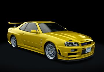 Мод Nissan Skyline GT-R R34 Nismo Omori Factory S1 LG7 v1.1 для Assetto Corsa