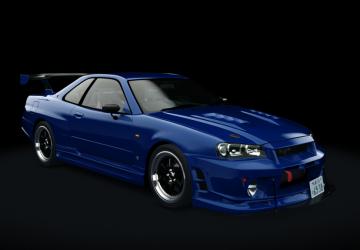 Мод Nissan Skyline GTR R34 0-Spec версия 2.9.3 для Assetto Corsa