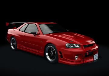 Мод Nissan Skyline GTR R34 0-Spec версия 2.9.3 для Assetto Corsa