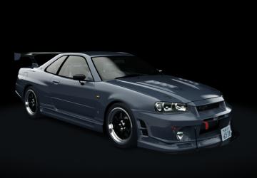 Мод Nissan Skyline GTR R34 0-Spec версия 2.9.3 для Assetto Corsa