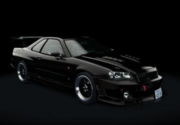 Мод Nissan Skyline GTR R34 0-Spec версия 2.9.3 для Assetto Corsa