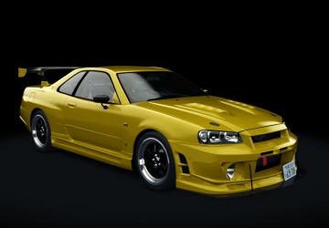 Мод Nissan Skyline GTR R34 0-Spec версия 2.9.3 для Assetto Corsa