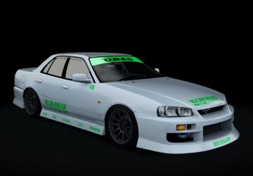 Мод Nissan SKYLINE URAS Street (ER34) версия 1 для Assetto Corsa