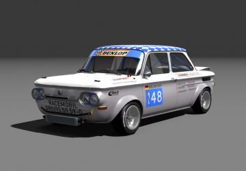 Мод NSU 1300 TTS Rennwagen версия 1.1 для Assetto Corsa