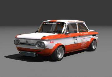 Мод NSU 1300 TTS Rennwagen версия 1.1 для Assetto Corsa