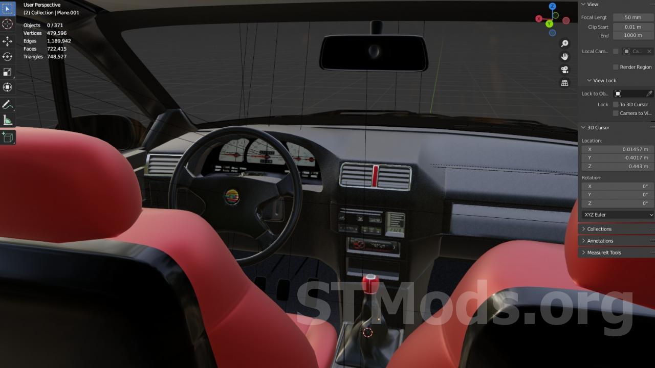 Скачать мод Opel Calibra версия 0.8 Beta для Assetto Corsa