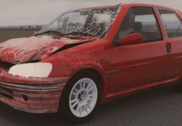 Мод Peugeot 106 Rallye S2 версия 1.3 для Assetto Corsa