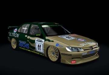 Мод Peugeot 406: STW GEN 1 (1998 Peugeot 406 BTCC) v1.1 для Assetto Corsa