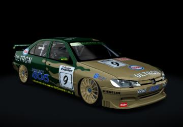 Мод Peugeot 406: STW GEN 1 (1998 Peugeot 406 BTCC) v1.1 для Assetto Corsa