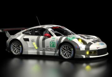 Мод Porsche 911 GTE RSR &rsquo;14 версия 1 для Assetto Corsa