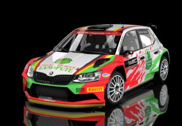 Мод R5 Skoda Fabia версия 1.0 для Assetto Corsa