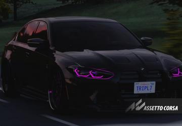 Мод Sayrx BMW M3 G80 2022 | Blacked-out Spec версия 5.0 для Assetto Corsa