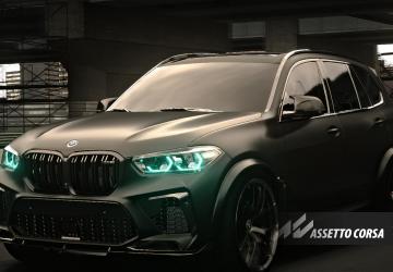 Мод Sayrx BMW X5M F95 2022 | Blacked-out Specs v5.0 для Assetto Corsa