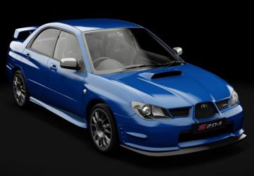 Мод Subaru Impreza S204 2006 Tuned версия 1.0 для Assetto Corsa