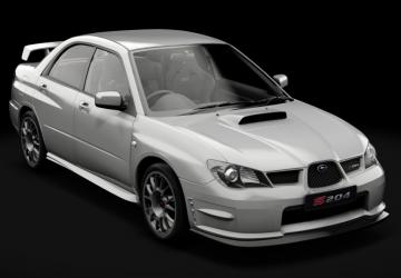 Мод Subaru Impreza S204 2006 Tuned версия 1.0 для Assetto Corsa