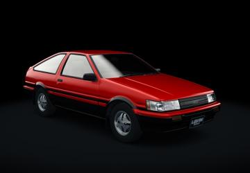 Мод Toyota Corolla Levin 3DOOR 1600GT Apex (AE86) v1.1 для Assetto Corsa
