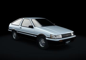 Мод Toyota Corolla Levin 3DOOR 1600GT Apex (AE86) v1.1 для Assetto Corsa