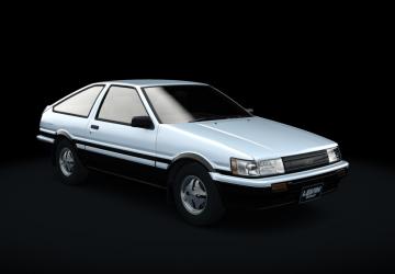Мод Toyota Corolla Levin 3DOOR 1600GT Apex (AE86) v1.1 для Assetto Corsa