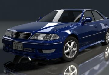 Мод Toyota Mark II JZX100 Tourer V Stock версия 1.0 для Assetto Corsa