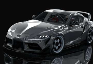 Мод Toyota Supra GR A90 2JZ By HitachiMedia версия 2 для Assetto Corsa