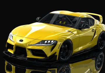 Мод Toyota Supra GR A90 2JZ By HitachiMedia версия 2 для Assetto Corsa