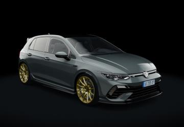 Мод Volkswagen Golf R MK8 - Pops & Bangs Tuned | Redd Tuned v1.0 для Assetto Corsa