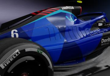 Мод VRC Formula Alpha 2022 Williams FW44 Livery v1.0 для Assetto Corsa