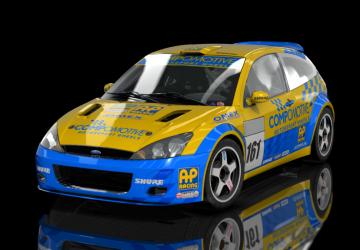 Мод WRC Ford Focus RS 2001 версия 1.0 для Assetto Corsa