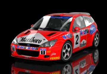 Мод WRC Ford Focus RS 2001 версия 1.0 для Assetto Corsa