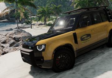 Мод 2020 Land Rover Defender версия 27.12.23 для BeamNG.drive (v0.31.x)