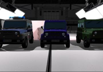 Мод 3 УАЗ Hunter версия 1.0 для BeamNG.drive (v0.16.x)