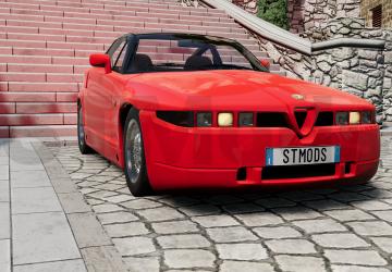 Мод Alfa Romeo SZ версия Demo для BeamNG.drive (v0.36.x)