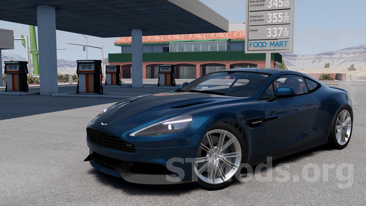 Скачать мод Aston Martin Vanquish (2013-2015) версия 1.0 для BeamNG.drive  (v0.29.x)