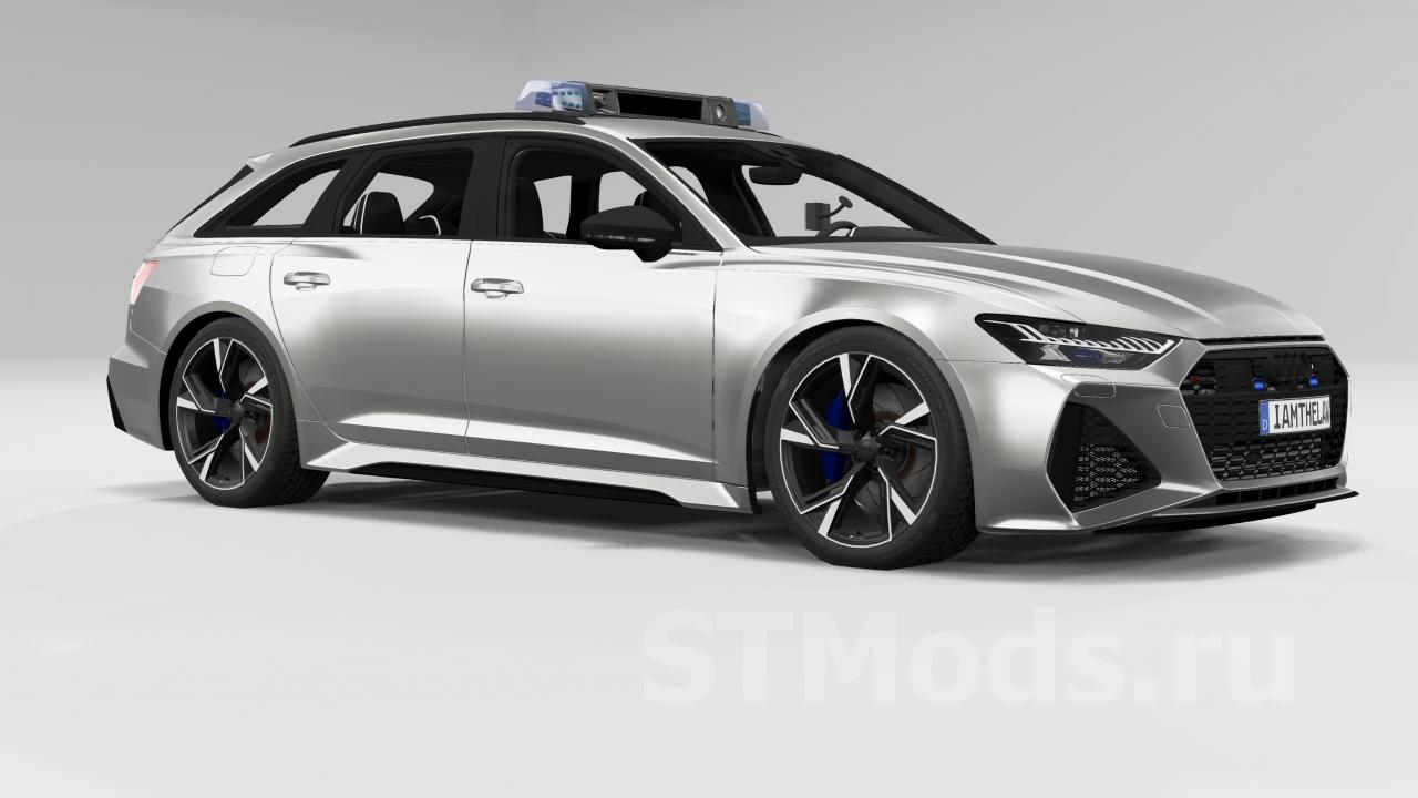 Скачать мод Audi RS6 C8 Avant 2020 версия 1.1 для BeamNG.drive (v0.23)