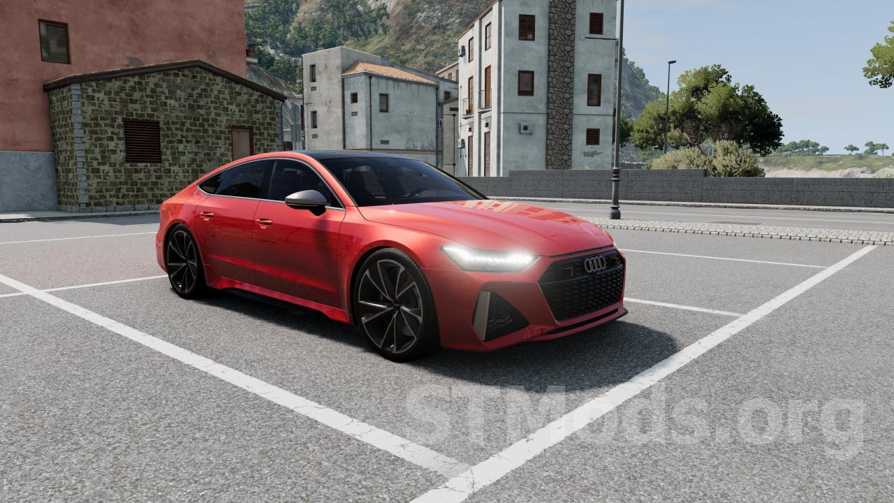 Скачать мод Audi RS7 (C8) версия 1.1 для BeamNG.drive (v0.28.x)