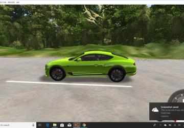 Мод Bentley Continental 2018 версия 1.0 для BeamNG.drive (v0.14)