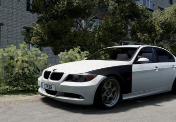 Мод BMW 3-Series (E90) версия 1.2 для BeamNG.drive (v0.37.x)
