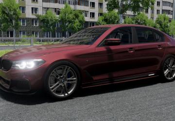 Мод BMW 5-Series (G30) версия 1.0 для BeamNG.drive (v0.32.x)