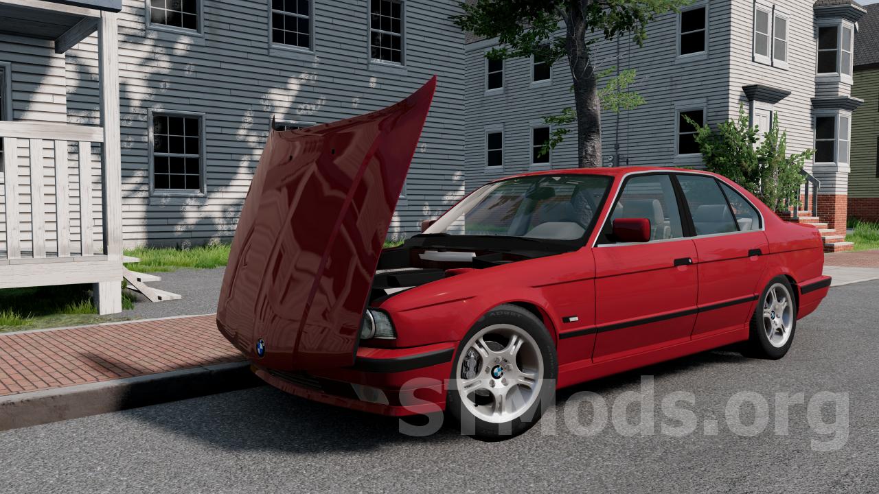 Скачать мод BMW E34 версия 3.0 для BeamNG.drive (v0.32.x)