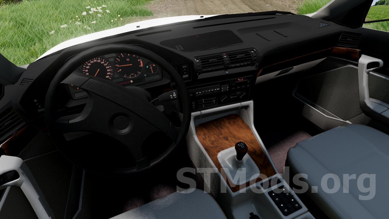 Скачать мод BMW E34 версия 3.0 для BeamNG.drive (v0.32.x)