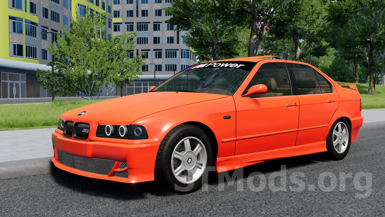 Скачать мод BMW E36 версия 1.6 для BeamNG.drive (v0.31.x)