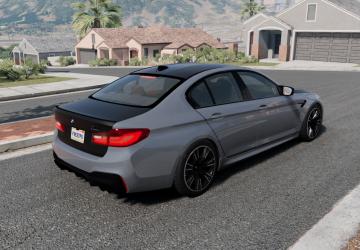 Мод BMW M5 F90 версия 1.0 для BeamNG.drive (v0.26)